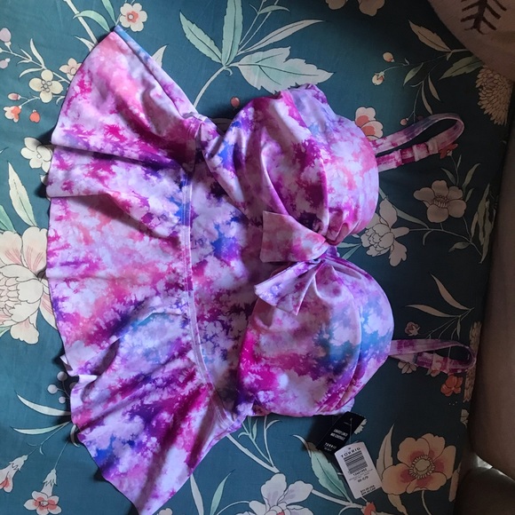 Torrid 2 piece swimsuit size 00 - Picture 3 of 15
